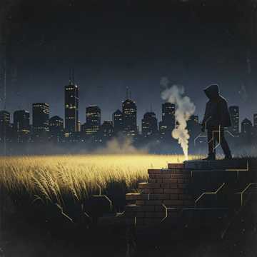 in the field — AI-generated cover art