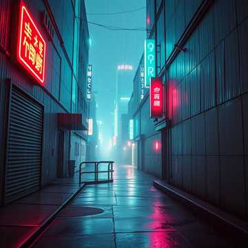 Drum and Bass — AI-generated cover art