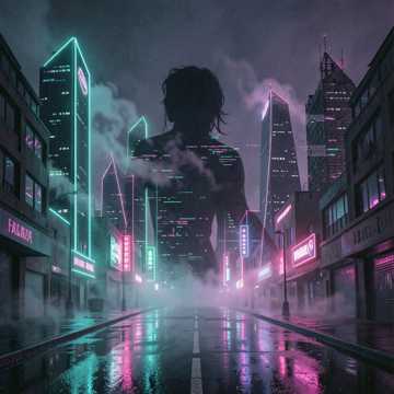 Agress — AI-generated cover art