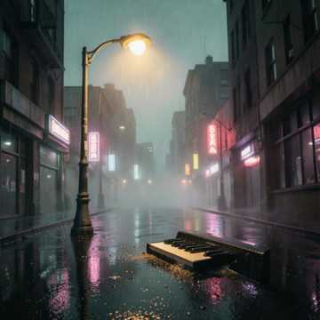 WHEN THE RAIN CALLS ME — AI-generated cover art