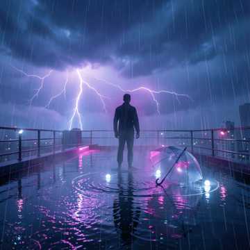 WHEN THE RAIN CALLS ME — AI-generated cover art