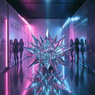 glass bloom — AI-generated cover art