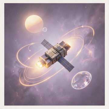 Decaying Orbit Echo — AI-generated cover art