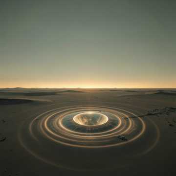 Dust Cloud Orbit — AI-generated cover art