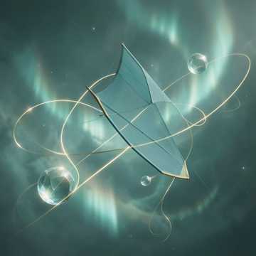 Solar Wind Drift — AI-generated cover art