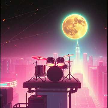 Electronic, Happy, Drums — AI-generated cover art