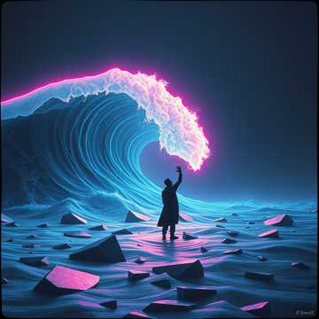 Remix Track — AI-generated cover art