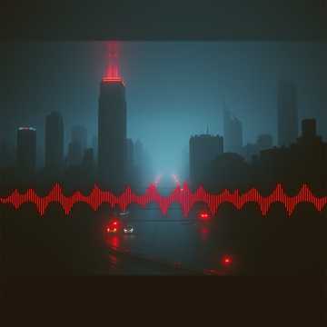 Aggressive, high-energy Trap beat at 150 BPM (75 B — AI-generated cover art