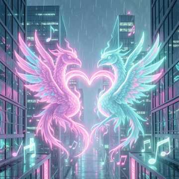 Twin Flame arise — AI-generated cover art