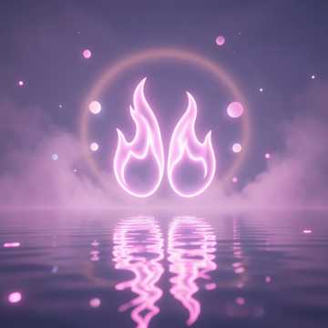 two Twin Flame souls — AI-generated cover art