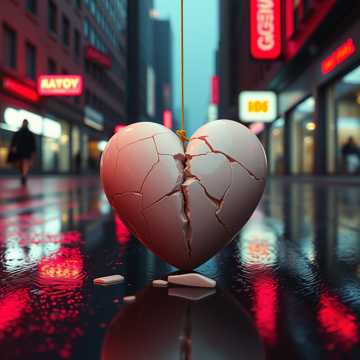 broken pieces  — AI-generated cover art