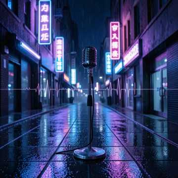 R&B, Dark, Drums — AI-generated cover art
