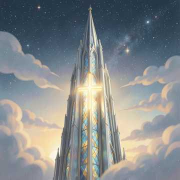 Skyscraper — AI-generated cover art