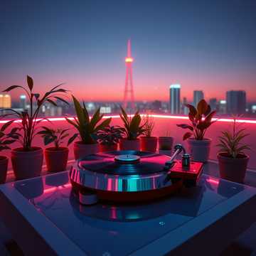 Remix Track — AI-generated cover art