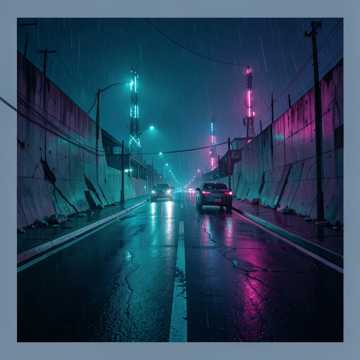 Analog Shadows — AI-generated cover art