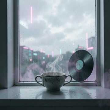 Static Tea — AI-generated cover art
