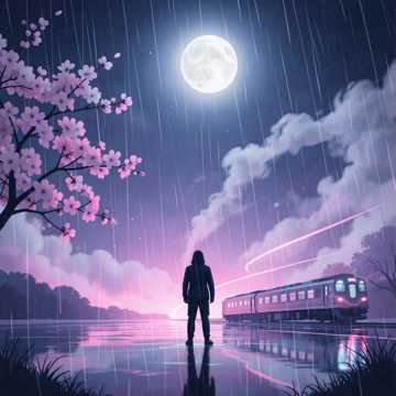 Lu Lu Night” — AI-generated cover art