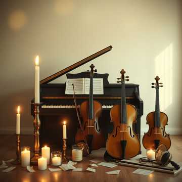 soft, Classical, Relaxing, Drums, Piano, Guitar, B — AI-generated cover art