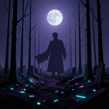 Graveyard Shift — AI-generated cover art