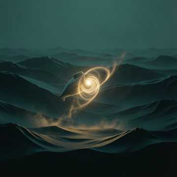 Below the Tide — AI-generated cover art