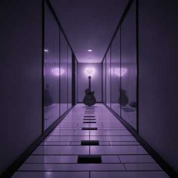 R&B, Relaxing, Melancholic, Piano, Guitar — AI-generated cover art
