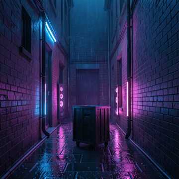 Hip Hop, Dark, Bass — AI-generated cover art