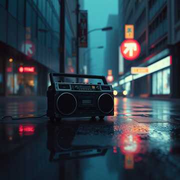 Hip Hop, R&B, Melancholic, Dark, Drums, Bass — AI-generated cover art