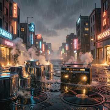 Hip Hop, Drums — AI-generated cover art
