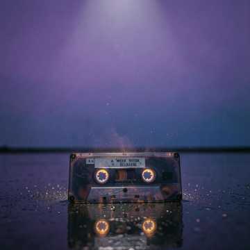 Cassette Tape Horizon — AI-generated cover art