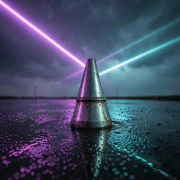Signal Flare — AI-generated cover art