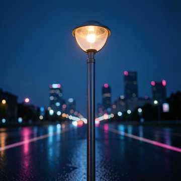 Metropolitan Dusk — AI-generated cover art