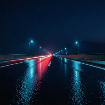 Night Highway 51 — AI-generated cover art