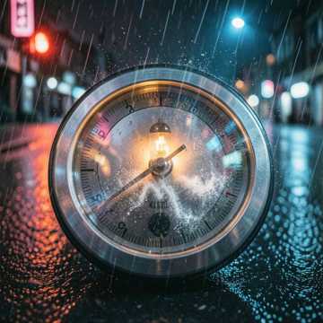 Static on the Dial — AI-generated cover art