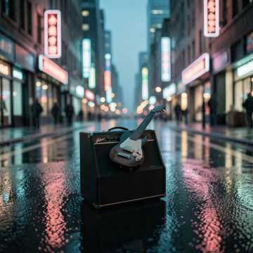 R&B, Lo-Fi, Guitar, Bass — AI-generated cover art