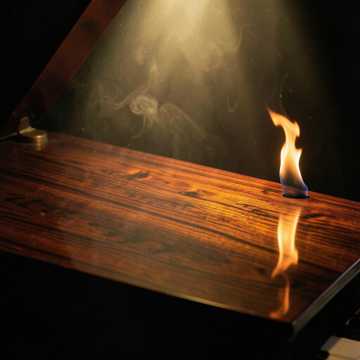on fire cover