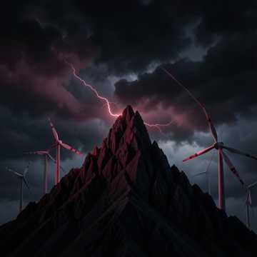 Dark Rock Track — AI-generated cover art