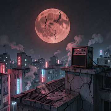 Dark Rock Track — AI-generated cover art