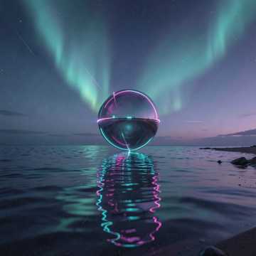 Chill Electronic Track — AI-generated cover art