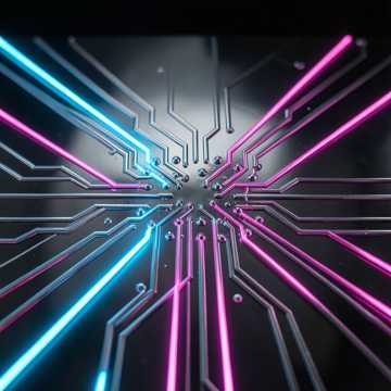 Energetic Electronic Track — AI-generated cover art
