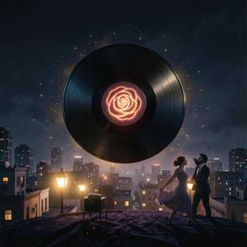 Romantic Jazz Track — AI-generated cover art