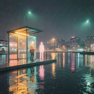Romantic Jazz Track — AI-generated cover art