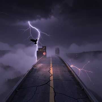 Dark Rock Track — AI-generated cover art