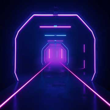 Dark Electronic Track — AI-generated cover art