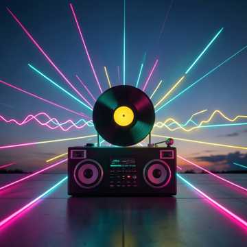 Energetic Pop Track — AI-generated cover art