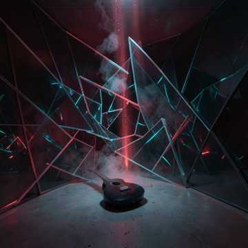 Dark Rock Track — AI-generated cover art