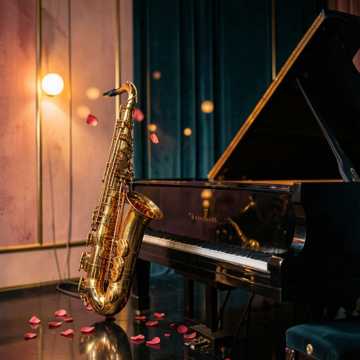 Romantic Jazz Track — AI-generated cover art