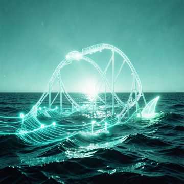 Energetic Electronic Track — AI-generated cover art