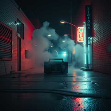 Dark Hip Hop Track — AI-generated cover art